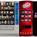 Vending machines in a Orlando and Jacksonville break room